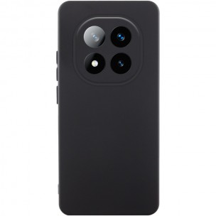 Чехол TPU GETMAN Liquid Silk Full Camera для Xiaomi Redmi Note 14 Pro 5G Черный / Black