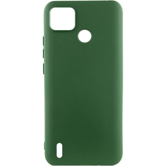 Чехол Silicone Cover Lakshmi (A) для TECNO POP 5 Зеленый / Dark green