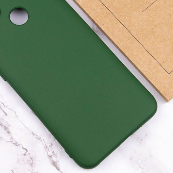 Чехол Silicone Cover Lakshmi (A) для TECNO POP 5 Зеленый / Dark green