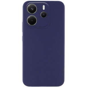 Чохол Silicone Cover Lakshmi Full Camera (AAA) для Xiaomi Redmi Note 14 4G (Europe version) Темно-синій / Midnight blue