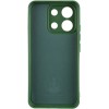 Чехол Silicone Cover Lakshmi Full Camera (AA) для Xiaomi Redmi Note 14S Зеленый / Dark green