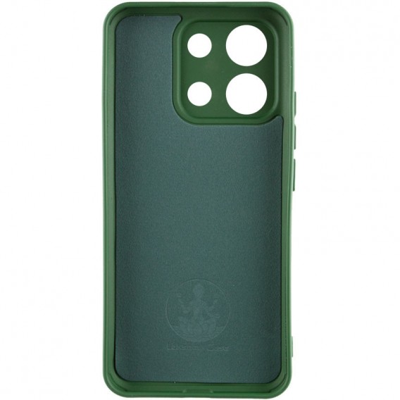 Чехол Silicone Cover Lakshmi Full Camera (AA) для Xiaomi Redmi Note 14S Зеленый / Dark green