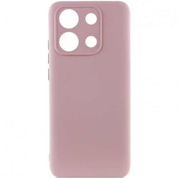Чехол Silicone Cover Lakshmi Full Camera (AA) для Xiaomi Redmi Note 14S Розовый / Pink Sand