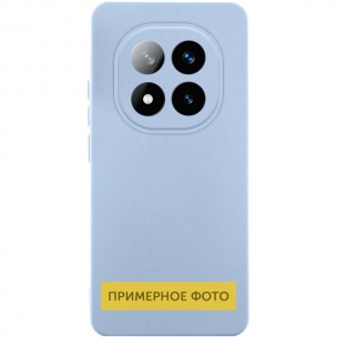Чехол Silicone Cover Lakshmi Full Camera (AA) для Xiaomi Redmi Note 14S Голубой / Sky Blue