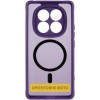 Чехол TPU Bloom with MagSafe для Xiaomi Redmi 14C / A4 / Poco C75 / Poco M7 5G Purple