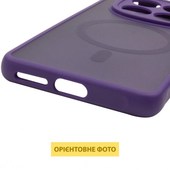 Чехол TPU Bloom with MagSafe для Xiaomi Redmi 14C / A4 / Poco C75 / Poco M7 5G Purple