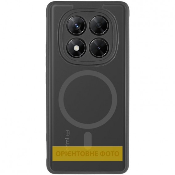 Чехол TPU Bloom with MagSafe для Xiaomi Redmi 14C / A4 / Poco C75 / Poco M7 5G Black