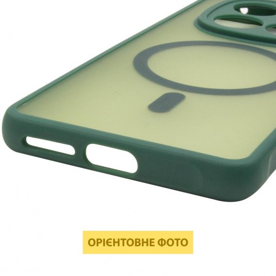 Чехол TPU Bloom with MagSafe для Xiaomi Redmi 14C / A4 / Poco C75 / Poco M7 5G Green