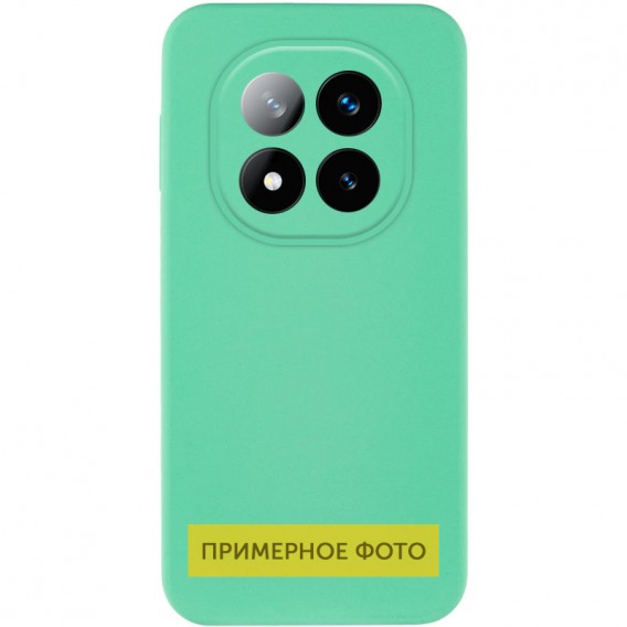 Чохол Silicone Cover Lakshmi Full Camera (AA) для Xiaomi Redmi A5 / Poco C71 Ментоловий / Mint