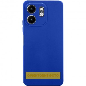 Чохол TPU GETMAN Liquid Silk Full Camera для Xiaomi Redmi A5 / Poco C71 Синій / Deep navy