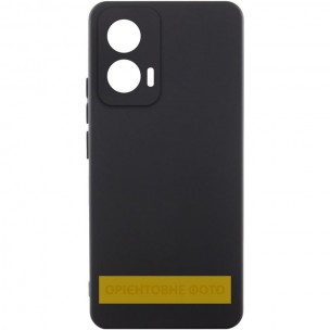 Чехол Silicone Cover Lakshmi Full Camera (AAA) для Motorola Moto G05 / E15 4G Черный / Black