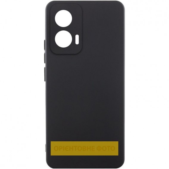 Чохол Silicone Cover Lakshmi Full Camera (AAA) для Motorola Moto G05 / E15 4G Чорний / Black