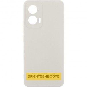 Чехол Silicone Cover Lakshmi Full Camera (AAA) для Motorola Edge 60 / Edge 60 Fusion Белый / White