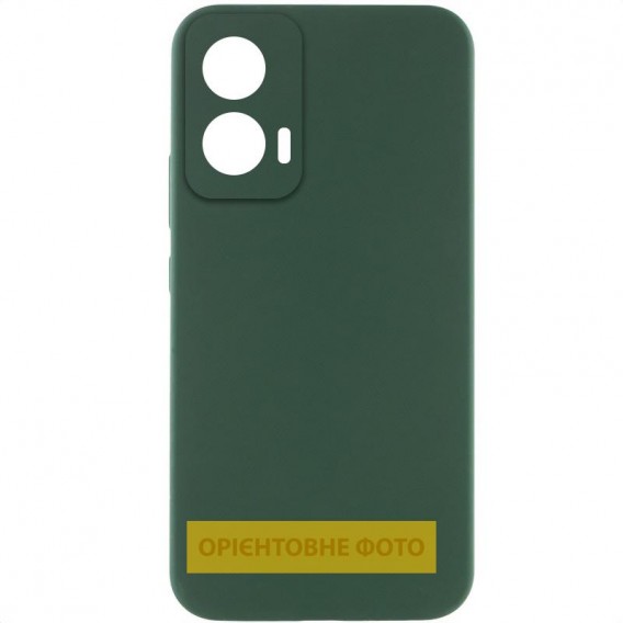 Чехол Silicone Cover Lakshmi Full Camera (AAA) для Motorola Edge 60 / Edge 60 Fusion Зеленый / Cyprus Green