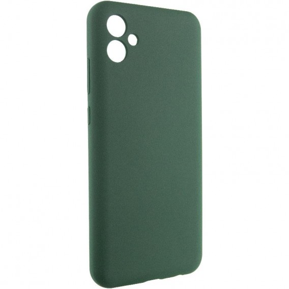 Чохол Silicone Cover Lakshmi Full Camera (AAA) для Samsung Galaxy A07 Зелений / Cyprus Green