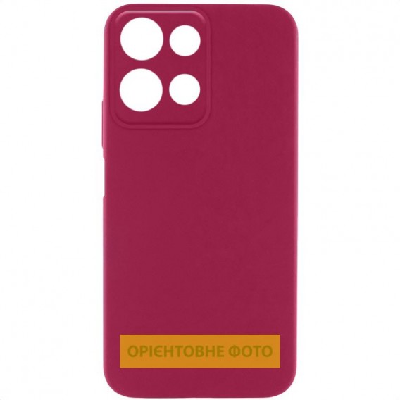 Чехол Silicone Cover Lakshmi Full Camera (AA) для Motorola Edge 60 / 60 Fusion Бордовый / Marsala
