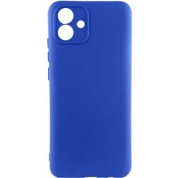 Чохол TPU GETMAN Liquid Silk Full Camera для Samsung Galaxy A07 Синій / Deep navy