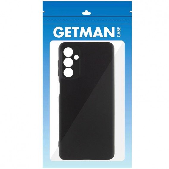 Чехол TPU GETMAN Liquid Silk Full Camera для Samsung Galaxy A17 4G/5G Черный / Black
