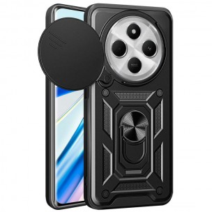 Чохол Ummi Camshield Serge Ring для Xiaomi Redmi 14C / A4 / Poco C75 / M7 5G Чорний / Black