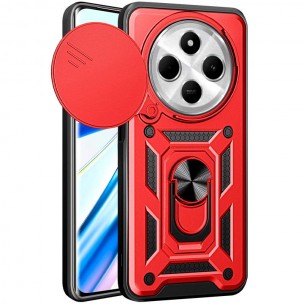 Чехол Ummi Camshield Serge Ring для Xiaomi Redmi 14C / A4 / Poco C75 / M7 5G Красный / Red