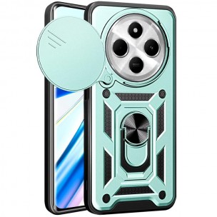 Чехол Ummi Camshield Serge Ring для Xiaomi Redmi 14C / A4 / Poco C75 / M7 5G Зеленый / Green