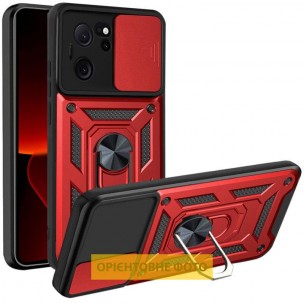 Чохол Ummi Camshield Serge Ring для Xiaomi Redmi 13C / Poco C65 Червоний / Red