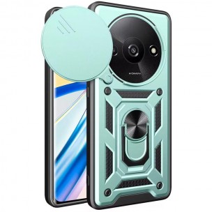 Чехол Ummi Camshield Serge Ring для Xiaomi Redmi A3 / A3x Зеленый / Green Чехол Ummi Camshield Serge Ring для Xiaomi Redmi A3 / A3x Зеленый / Green