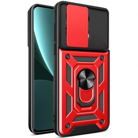 Чохол Ummi Camshield Serge Ring для Xiaomi Redmi Note 13 4G Червоний / Red