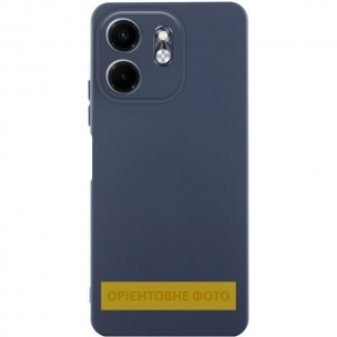 Чехол TPU GETMAN Liquid Silk Full Camera для Xiaomi Redmi 15C (EU) Синий / Midnight Blue