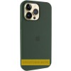 Чохол Silicone Case (AA) Logo with MagSafe для Apple iPhone 17 Air (6.5") Зелений / Cyprus Green