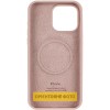 Чехол Silicone Case (AA) Logo with MagSafe для Apple iPhone 17 Pro Max (6.9") Розовый / Pink Sand