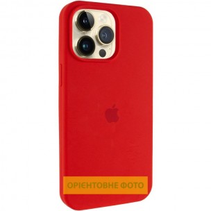 Чехол Silicone Case (AA) Logo with MagSafe для Apple iPhone 17 Pro Max (6.9 дюйма) Красный / Red