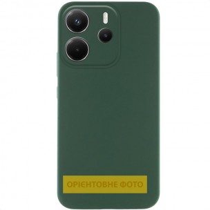 Чехол Silicone Cover Ummi Lakshmi Full Camera (AA) для Xiaomi Redmi 15C (EU) Зеленый / Dark green