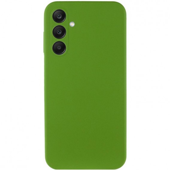 Чехол Silicone Cover Ummi Lakshmi Full Camera (AA) для Samsung Galaxy A36 5G Зеленый / Dark green