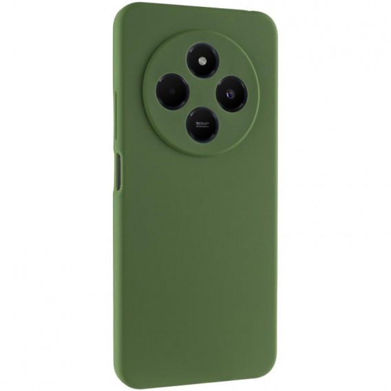 Чохол Silicone Cover Ummi Lakshmi Full Camera (AA) для Xiaomi Redmi 14C / Poco C75 Зелений / Dark green