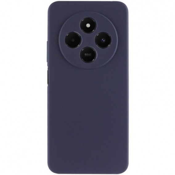 Чехол Silicone Cover Ummi Lakshmi Full Camera (AA) для Xiaomi Redmi 14C / Poco C75 Синий / Midnight Blue