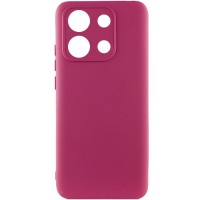 Чохол Silicone Cover Ummi Lakshmi Full Camera (AA) для Xiaomi Redmi Note 14S Бордовий / Marsala