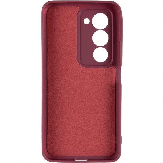 Чохол TPU GETMAN Liquid Silk Full Camera для Xiaomi Redmi 15 (EU) Бордовий / Marsala
