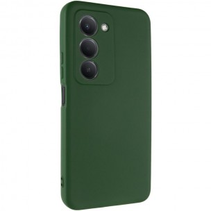 Чохол TPU GETMAN Liquid Silk Full Camera для Xiaomi Redmi 15 (EU) Зелений / Dark green