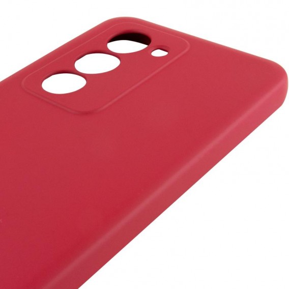 Чехол TPU GETMAN Liquid Silk Full Camera для Xiaomi Redmi 15 (EU) Красный / Dark Red