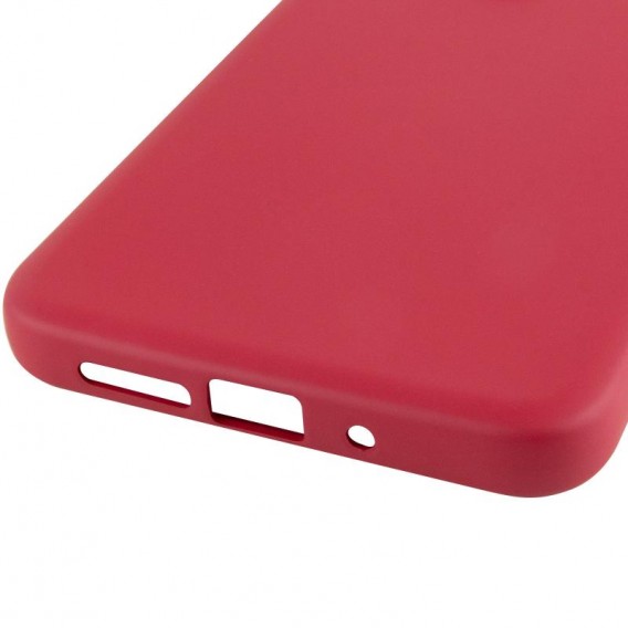 Чехол TPU GETMAN Liquid Silk Full Camera для Xiaomi Redmi 15 (EU) Красный / Dark Red