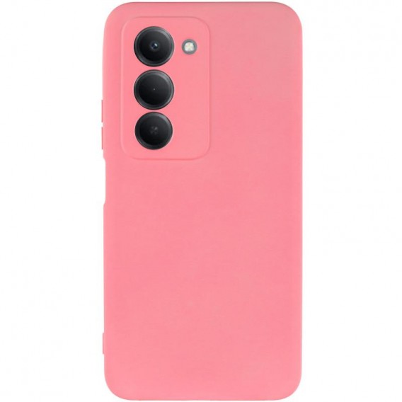 Чехол TPU GETMAN Liquid Silk Full Camera для Xiaomi Redmi 15 (EU) Розовый / Pink