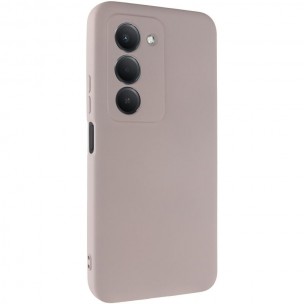 Чехол TPU GETMAN Liquid Silk Full Camera для Xiaomi Redmi 15 (EU) Серый / Lavender
