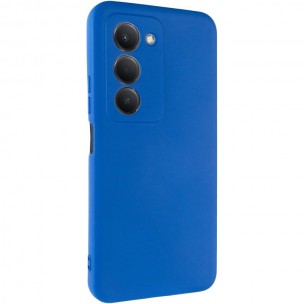 Чехол TPU GETMAN Liquid Silk Full Camera для Xiaomi Redmi 15 (EU) Синий / Royal blue