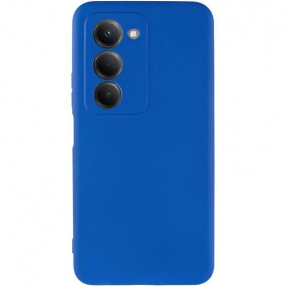Чохол TPU GETMAN Liquid Silk Full Camera для Xiaomi Redmi 15 (EU) Синій / Royal blue