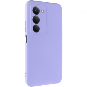 Чохол TPU GETMAN Liquid Silk Full Camera для Xiaomi Redmi 15 (EU) Бузковий / Light purple