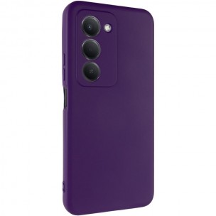 Чохол TPU GETMAN Liquid Silk Full Camera для Xiaomi Redmi 15 (EU) Фіолетовий / Purple