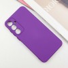 Чохол TPU GETMAN Liquid Silk Full Camera для Samsung Galaxy S24+ Фіолетовий / Purple