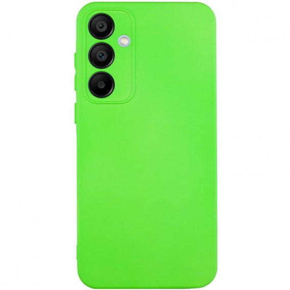 Чохол TPU GETMAN Liquid Silk Full Camera для Samsung Galaxy S24+ Салатовий / Neon Green