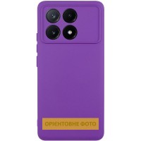 Чохол TPU GETMAN Liquid Silk Full Camera для Xiaomi Poco X6 / Note 13 Pro 5G Фіолетовий / Purple